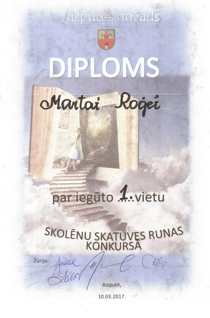 Diploms MArta