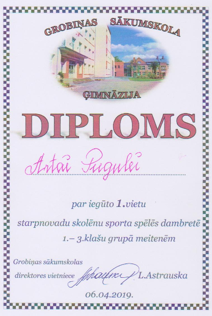 Arta dambrete 1vieta