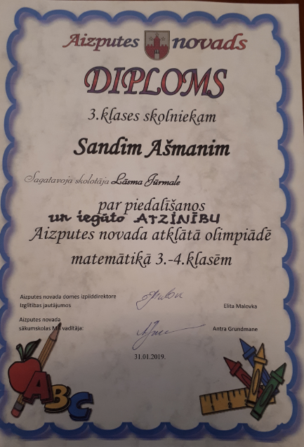 Sandi matemaatika atziniiba