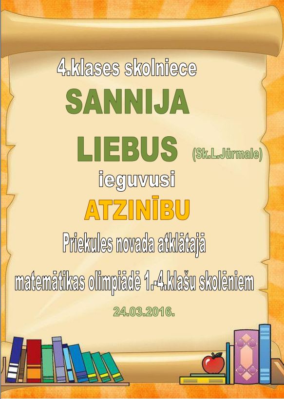 Sannija matemaatika 2016